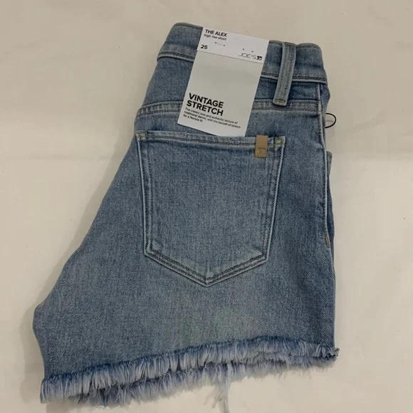 🛑SOLD🛑 NWT JOE’S Alex Denim Cut Off Shorts Blue Size 25 - Picture 7 of 14